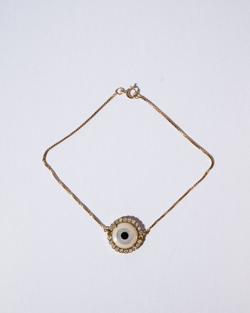 Evil-Eye Diamond Bracelet