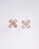 Rose Flower of Diamonds Earring