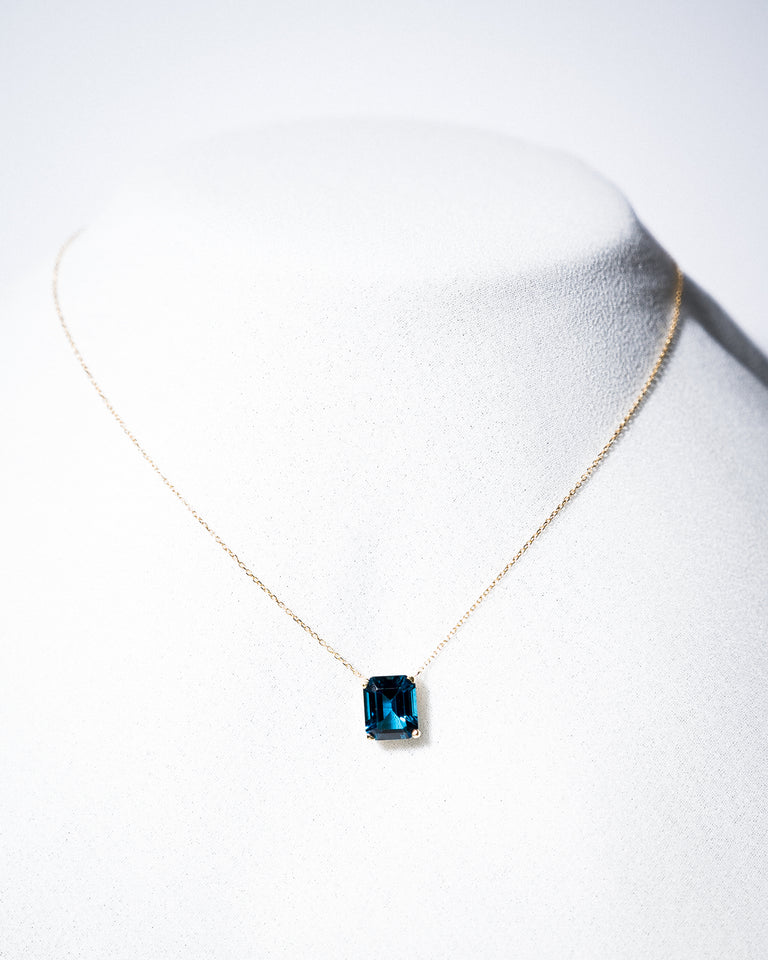 Blue Topaz Necklace