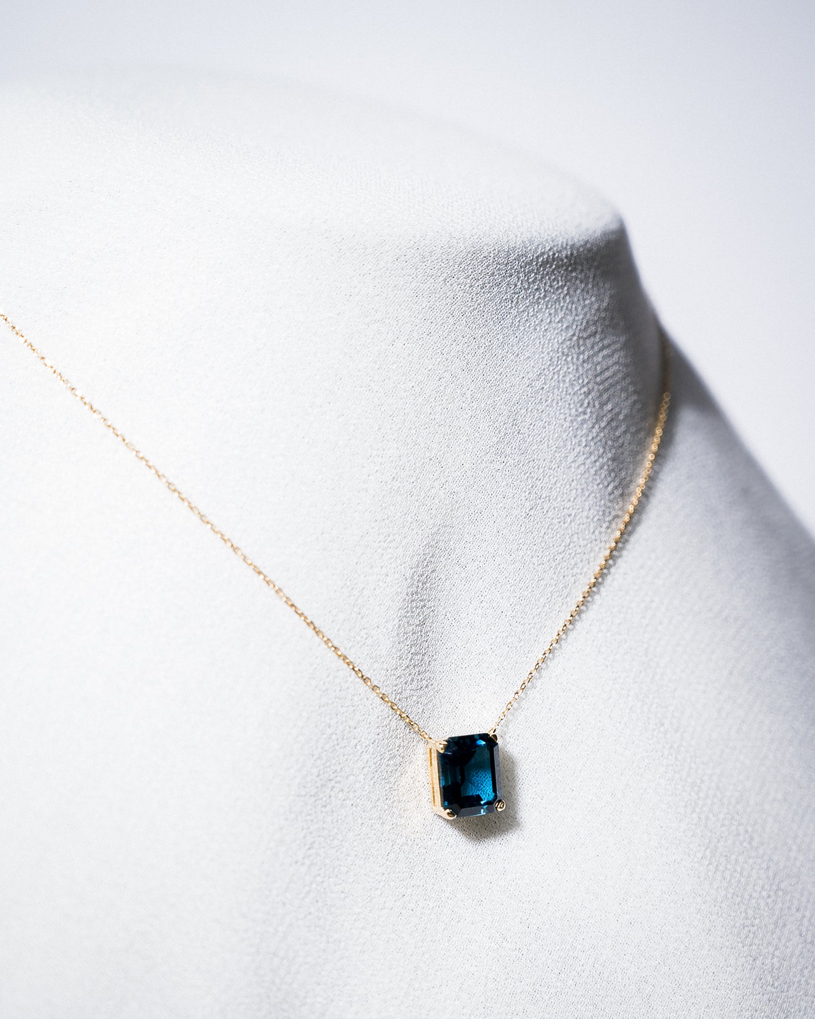 Blue Topaz Necklace – Claudia Coral Jewelry