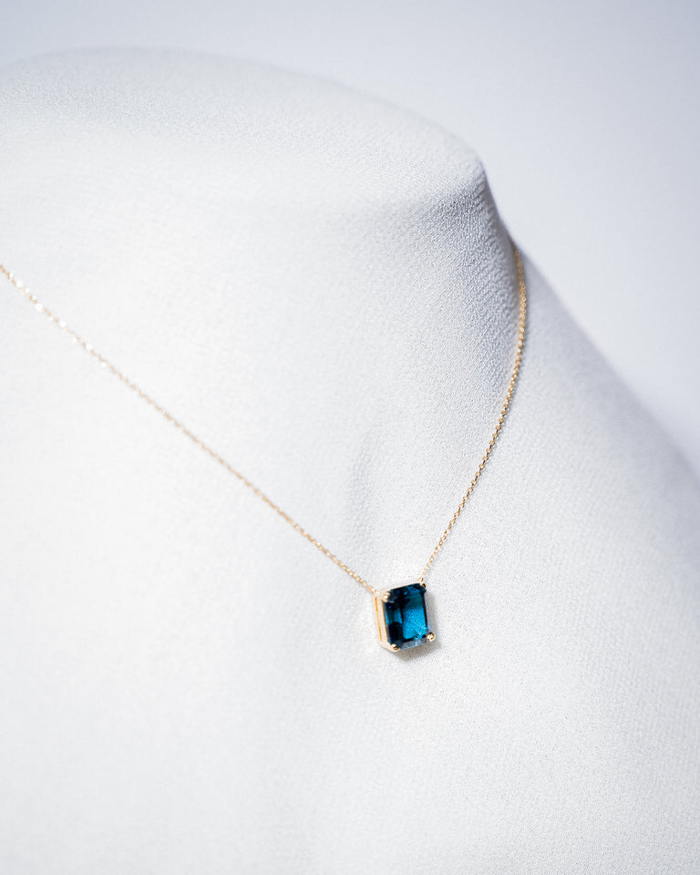 Blue Topaz Necklace