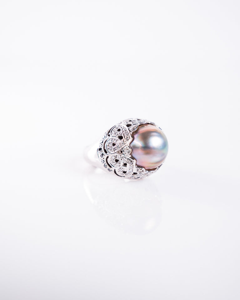 Black Pearl Ring